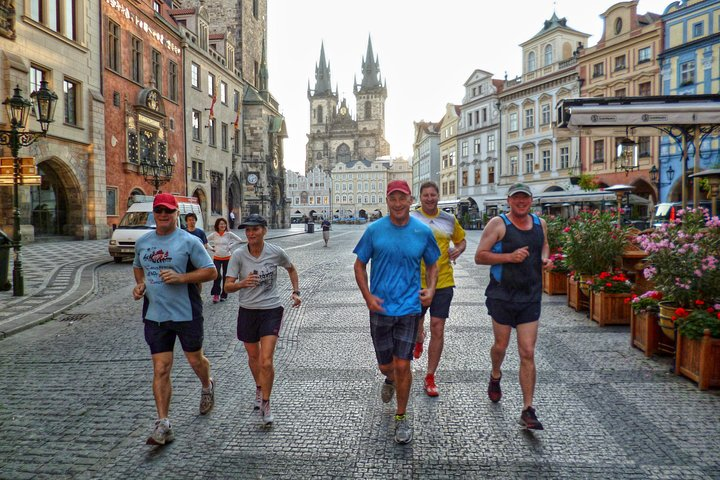 See Prague's city center on a running tour